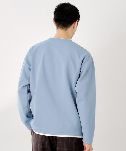 THE SHOP TK / ザ ショップ ティーケー カットソー | 【ラクして決まる！】レイヤード風長袖Tシャツ 洗濯機OK | 詳細10