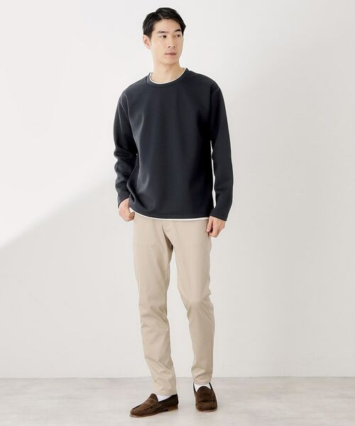 THE SHOP TK / ザ ショップ ティーケー カットソー | 【ラクして決まる！】レイヤード風長袖Tシャツ 洗濯機OK | 詳細15