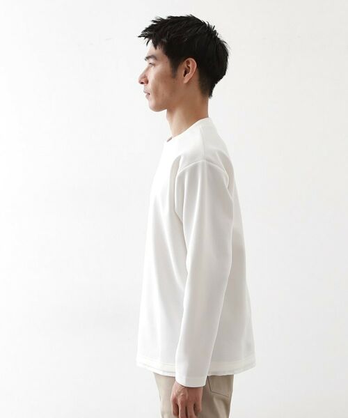 THE SHOP TK / ザ ショップ ティーケー カットソー | 【ラクして決まる！】レイヤード風長袖Tシャツ 洗濯機OK | 詳細18