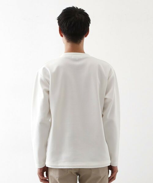 THE SHOP TK / ザ ショップ ティーケー カットソー | 【ラクして決まる！】レイヤード風長袖Tシャツ 洗濯機OK | 詳細19