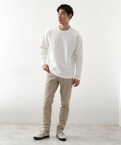 THE SHOP TK / ザ ショップ ティーケー カットソー | 【ラクして決まる！】レイヤード風長袖Tシャツ 洗濯機OK | 詳細2