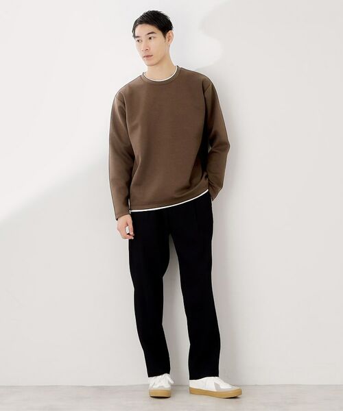 THE SHOP TK / ザ ショップ ティーケー カットソー | 【ラクして決まる！】レイヤード風長袖Tシャツ 洗濯機OK | 詳細7