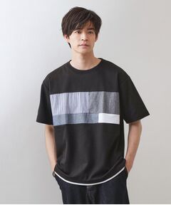 THE SHOP TK / ザ ショップ ティーケー Tシャツ | パネル切替半袖Tシャツ