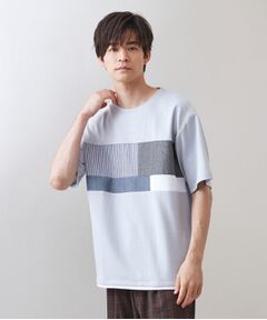 THE SHOP TK / ザ ショップ ティーケー Tシャツ | パネル切替半袖Tシャツ