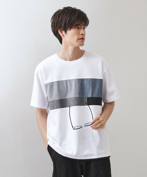 THE SHOP TK / ザ ショップ ティーケー Tシャツ | パネル切替半袖Tシャツ | 詳細1