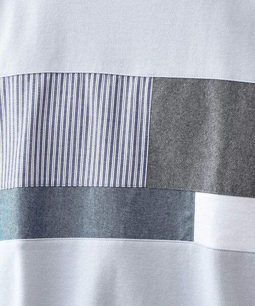 THE SHOP TK / ザ ショップ ティーケー Tシャツ | パネル切替半袖Tシャツ | 詳細12