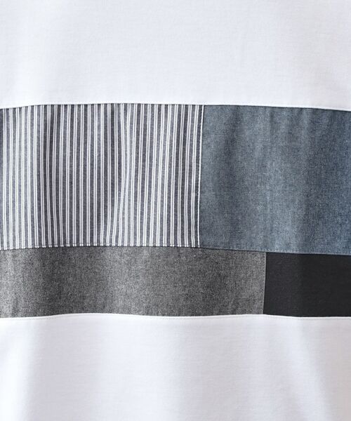 THE SHOP TK / ザ ショップ ティーケー Tシャツ | パネル切替半袖Tシャツ | 詳細4