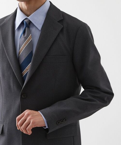 THE SHOP TK / ザ ショップ ティーケー テーラードジャケット | バーズアイジャケット 【洗濯機OK/セットアップ可】 | 詳細16