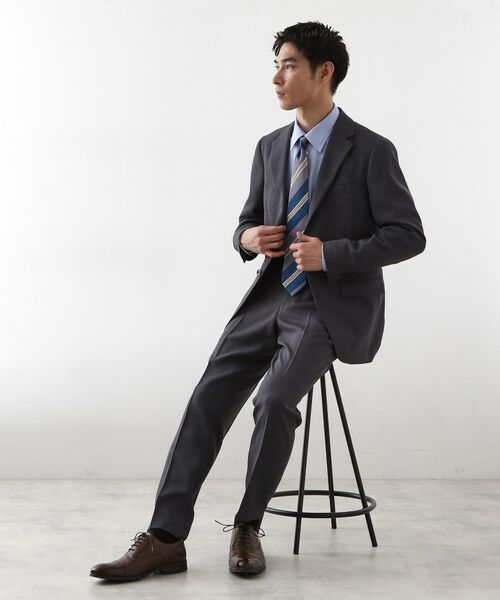 THE SHOP TK / ザ ショップ ティーケー テーラードジャケット | バーズアイジャケット 【洗濯機OK/セットアップ可】 | 詳細9