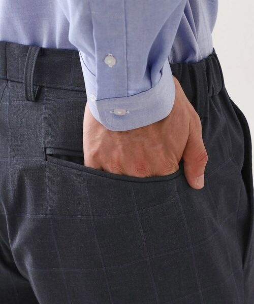 THE SHOP TK / ザ ショップ ティーケー パンツ | CARREMAN／キャリーマンTRスラックス【セットアップ可/洗濯機OK】 | 詳細27