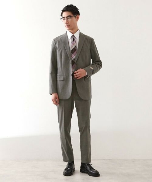 THE SHOP TK / ザ ショップ ティーケー パンツ | CARREMAN／キャリーマンTRスラックス【セットアップ可/洗濯機OK】 | 詳細3