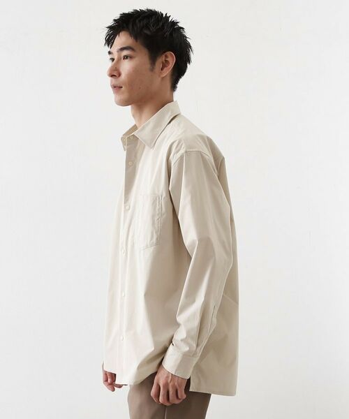 THE SHOP TK / ザ ショップ ティーケー シャツ・ブラウス | CAVEブロード長袖シャツ 【吸水速乾/ストレッチ/洗濯機OK】 | 詳細1