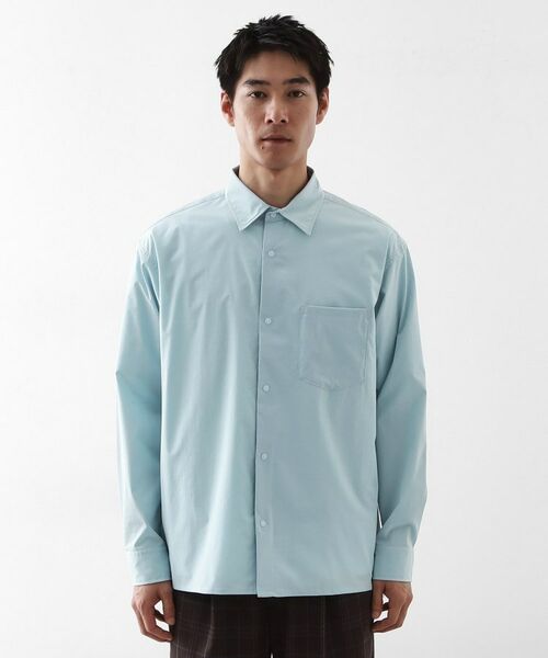 THE SHOP TK / ザ ショップ ティーケー シャツ・ブラウス | CAVEブロード長袖シャツ 【吸水速乾/ストレッチ/洗濯機OK】 | 詳細13