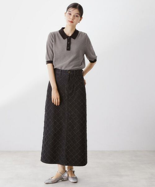 THE SHOP TK / ザ ショップ ティーケー ニット・セーター | 【再入荷】柄アソートポロニットシャツ【洗濯機OK】 | 詳細14