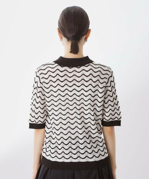 THE SHOP TK / ザ ショップ ティーケー ニット・セーター | 【再入荷】柄アソートポロニットシャツ【洗濯機OK】 | 詳細26