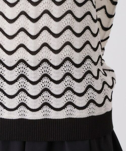 THE SHOP TK / ザ ショップ ティーケー ニット・セーター | 【再入荷】柄アソートポロニットシャツ【洗濯機OK】 | 詳細30