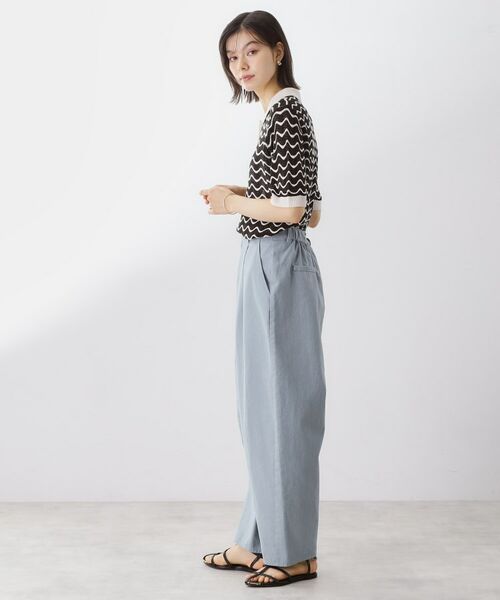 THE SHOP TK / ザ ショップ ティーケー ニット・セーター | 【再入荷】柄アソートポロニットシャツ【洗濯機OK】 | 詳細7