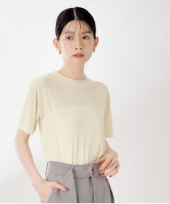 THE SHOP TK / ザ ショップ ティーケー カットソー | シアーベロアカットソー【洗える】