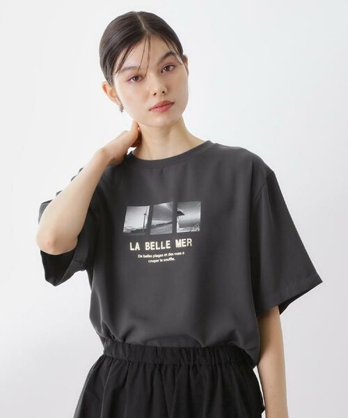 THE SHOP TK / ザ ショップ ティーケー Tシャツ | アソートロゴTシャツ【接触冷感/防シワ/吸水速乾/UVケア/洗濯機OK】 | 詳細6
