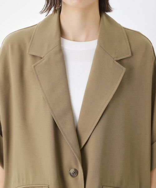 THE SHOP TK / ザ ショップ ティーケー テーラードジャケット | ドルマン半袖ジャケット【洗える】 | 詳細25