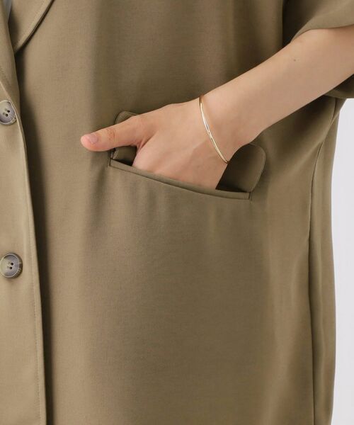 THE SHOP TK / ザ ショップ ティーケー テーラードジャケット | ドルマン半袖ジャケット【洗える】 | 詳細27