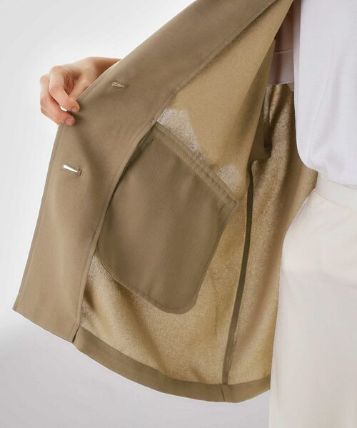 THE SHOP TK / ザ ショップ ティーケー テーラードジャケット | ドルマン半袖ジャケット【洗える】 | 詳細29