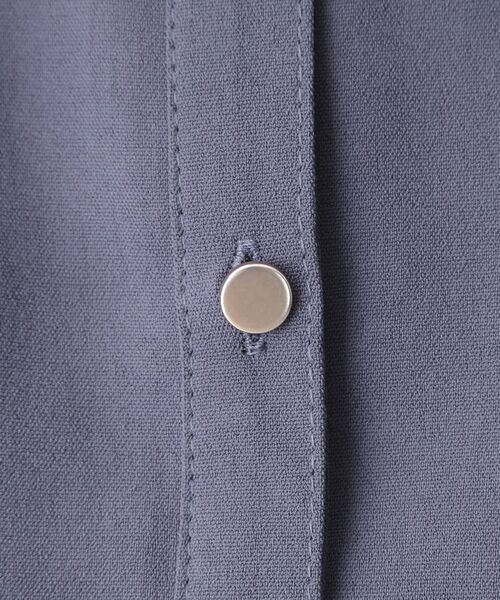 THE SHOP TK / ザ ショップ ティーケー ロング・マキシ丈ワンピース | 5分袖シャツワンピース【防シワ/吸水速乾/UVケア/洗濯機OK】 | 詳細11