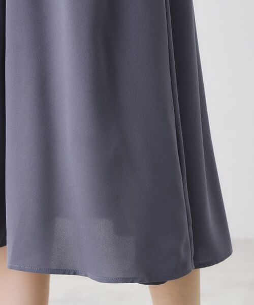 THE SHOP TK / ザ ショップ ティーケー ロング・マキシ丈ワンピース | 5分袖シャツワンピース【防シワ/吸水速乾/UVケア/洗濯機OK】 | 詳細20