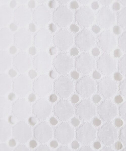 THE SHOP TK / ザ ショップ ティーケー シャツ・ブラウス | 5分袖レース刺繍コットンシャツ | 詳細4