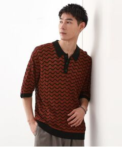 THE SHOP TK / ザ ショップ ティーケー カットソー | サマーニットポロシャツ　【毛玉になりにくい/洗濯機OK】