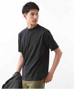 THE SHOP TK / ザ ショップ ティーケー カットソー | モックネックプレーティング半袖Tシャツ 【接触冷感/洗濯機OK】
