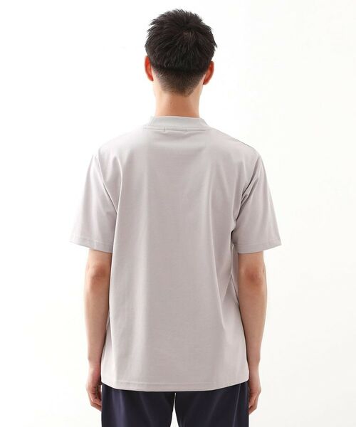 THE SHOP TK / ザ ショップ ティーケー カットソー | モックネックプレーティング半袖Tシャツ 【接触冷感/洗濯機OK】 | 詳細15
