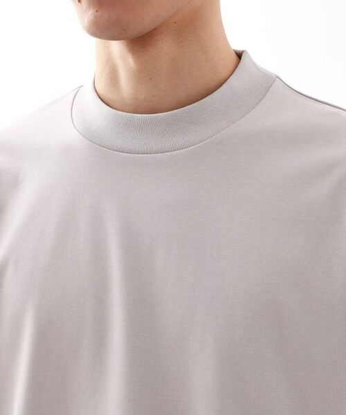 THE SHOP TK / ザ ショップ ティーケー カットソー | モックネックプレーティング半袖Tシャツ 【接触冷感/洗濯機OK】 | 詳細16