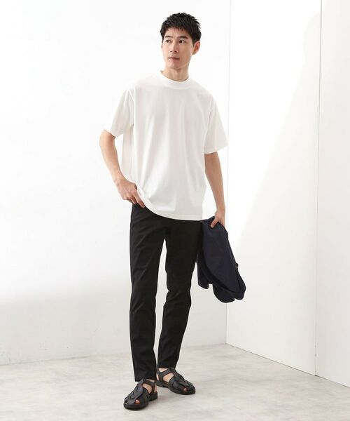 THE SHOP TK / ザ ショップ ティーケー カットソー | モックネックプレーティング半袖Tシャツ 【接触冷感/洗濯機OK】 | 詳細3