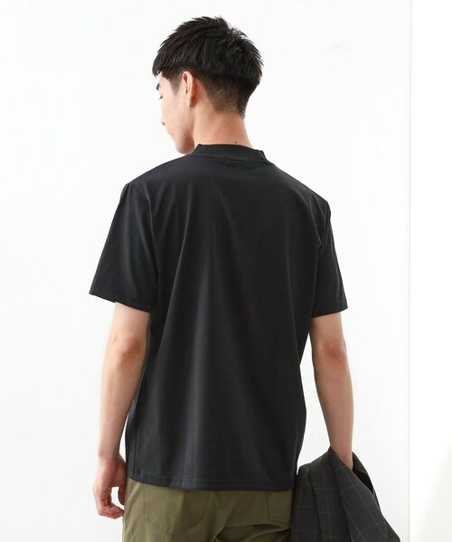 THE SHOP TK / ザ ショップ ティーケー カットソー | モックネックプレーティング半袖Tシャツ 【接触冷感/洗濯機OK】 | 詳細6