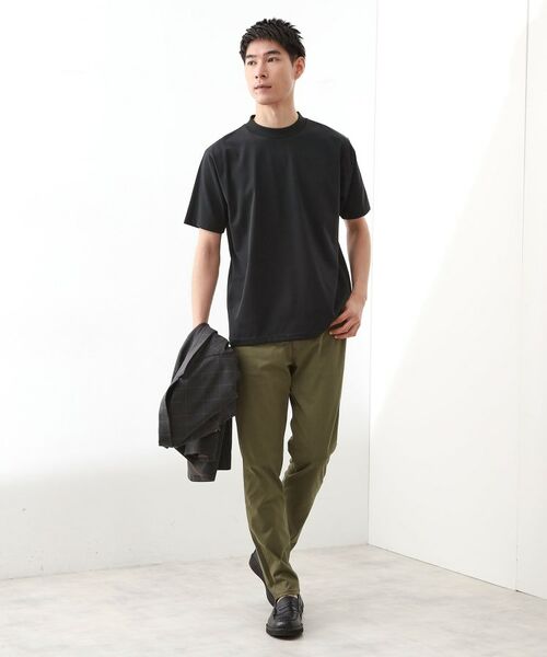 THE SHOP TK / ザ ショップ ティーケー カットソー | モックネックプレーティング半袖Tシャツ 【接触冷感/洗濯機OK】 | 詳細7