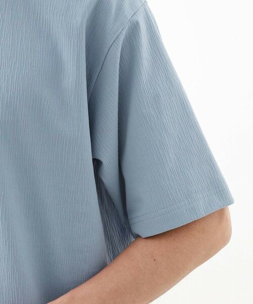 THE SHOP TK / ザ ショップ ティーケー カットソー | 楊柳フェイクレイヤード半袖Tシャツ 【吸水速乾/毛玉になりにくい/洗濯機OK】 | 詳細20