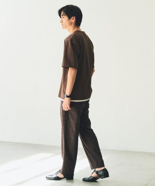 THE SHOP TK / ザ ショップ ティーケー カットソー | 楊柳フェイクレイヤード半袖Tシャツ 【吸水速乾/毛玉になりにくい/洗濯機OK】 | 詳細4