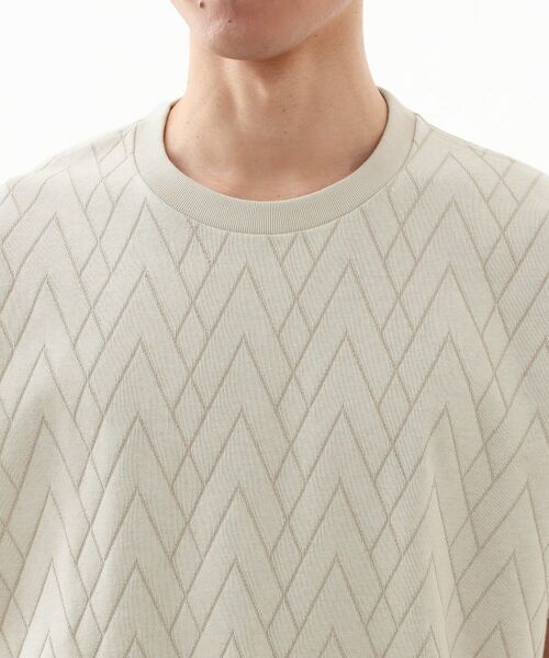 THE SHOP TK / ザ ショップ ティーケー カットソー | 【好評につき再入荷！】ジオメトリックリンクス半袖Tシャツ | 詳細12