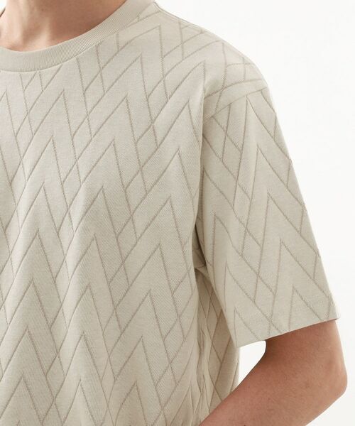 THE SHOP TK / ザ ショップ ティーケー カットソー | 【好評につき再入荷！】ジオメトリックリンクス半袖Tシャツ | 詳細13