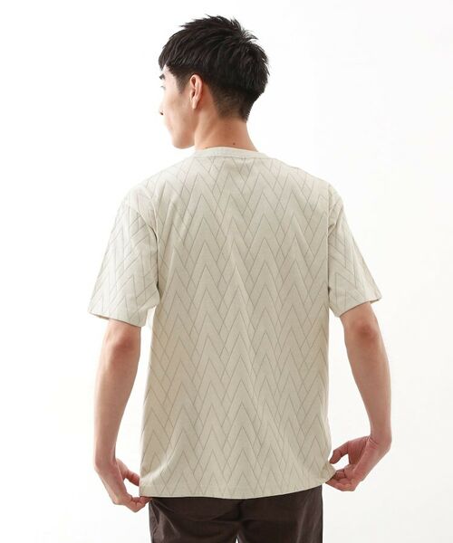 THE SHOP TK / ザ ショップ ティーケー カットソー | 【好評につき再入荷！】ジオメトリックリンクス半袖Tシャツ | 詳細6