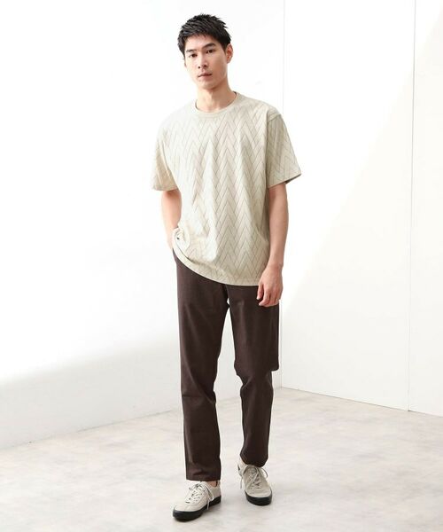 THE SHOP TK / ザ ショップ ティーケー カットソー | 【好評につき再入荷！】ジオメトリックリンクス半袖Tシャツ | 詳細7