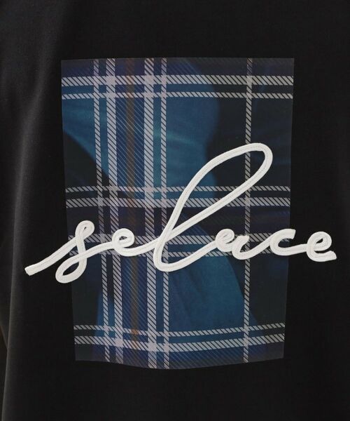 THE SHOP TK / ザ ショップ ティーケー カットソー | コード刺繍フォトプリント半袖Tシャツ 【洗濯機OK】 | 詳細4