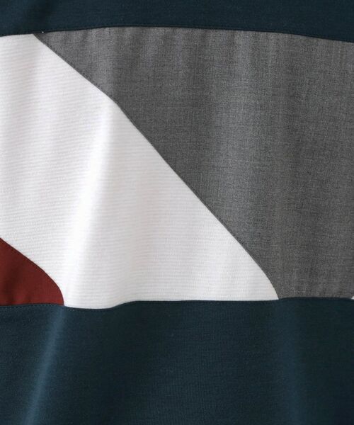 THE SHOP TK / ザ ショップ ティーケー Tシャツ | パネル切替半袖Tシャツ 【接触冷感/洗濯機OK】 | 詳細12