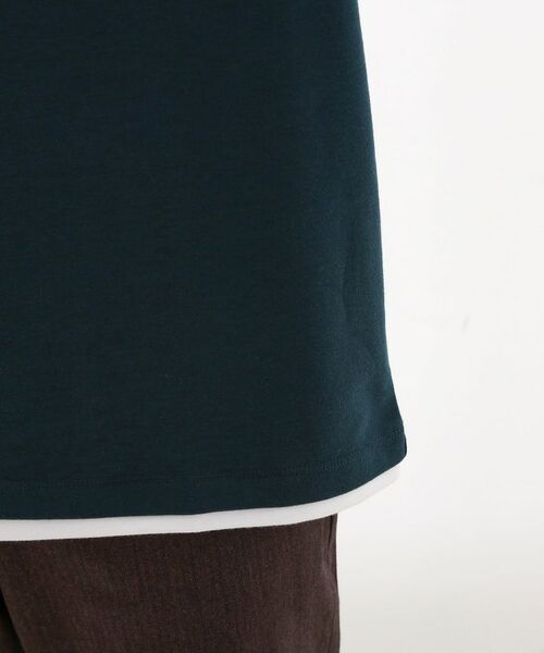 THE SHOP TK / ザ ショップ ティーケー Tシャツ | パネル切替半袖Tシャツ 【接触冷感/洗濯機OK】 | 詳細18