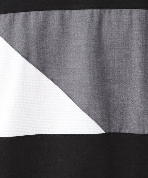 THE SHOP TK / ザ ショップ ティーケー Tシャツ | パネル切替半袖Tシャツ 【接触冷感/洗濯機OK】 | 詳細8