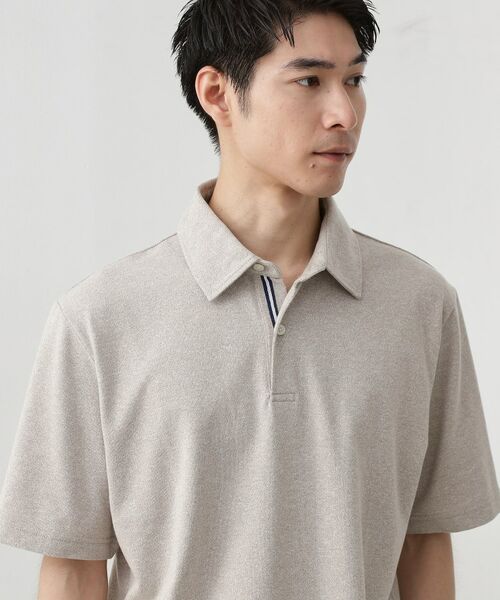 THE SHOP TK / ザ ショップ ティーケー ポロシャツ | ギミックメランジ天竺ポロシャツ | 詳細1