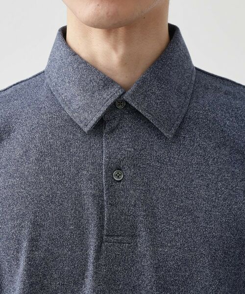 THE SHOP TK / ザ ショップ ティーケー ポロシャツ | ギミックメランジ天竺ポロシャツ | 詳細12