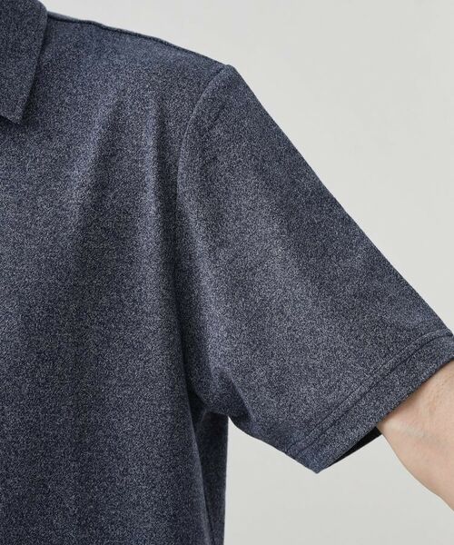 THE SHOP TK / ザ ショップ ティーケー ポロシャツ | ギミックメランジ天竺ポロシャツ | 詳細13