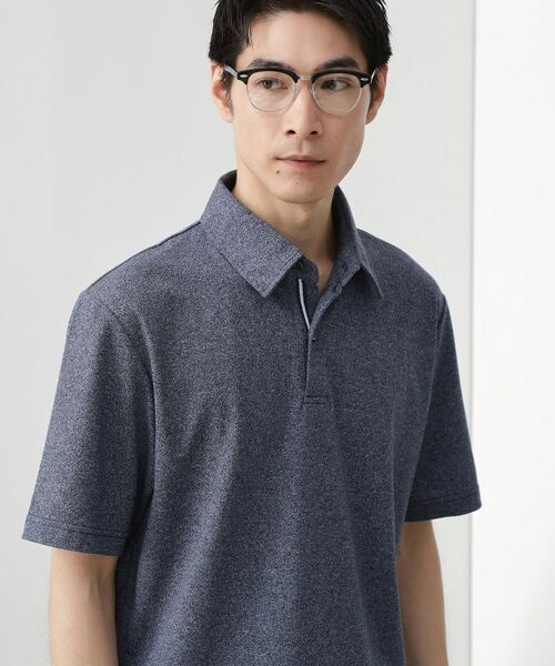 THE SHOP TK / ザ ショップ ティーケー ポロシャツ | ギミックメランジ天竺ポロシャツ | 詳細5
